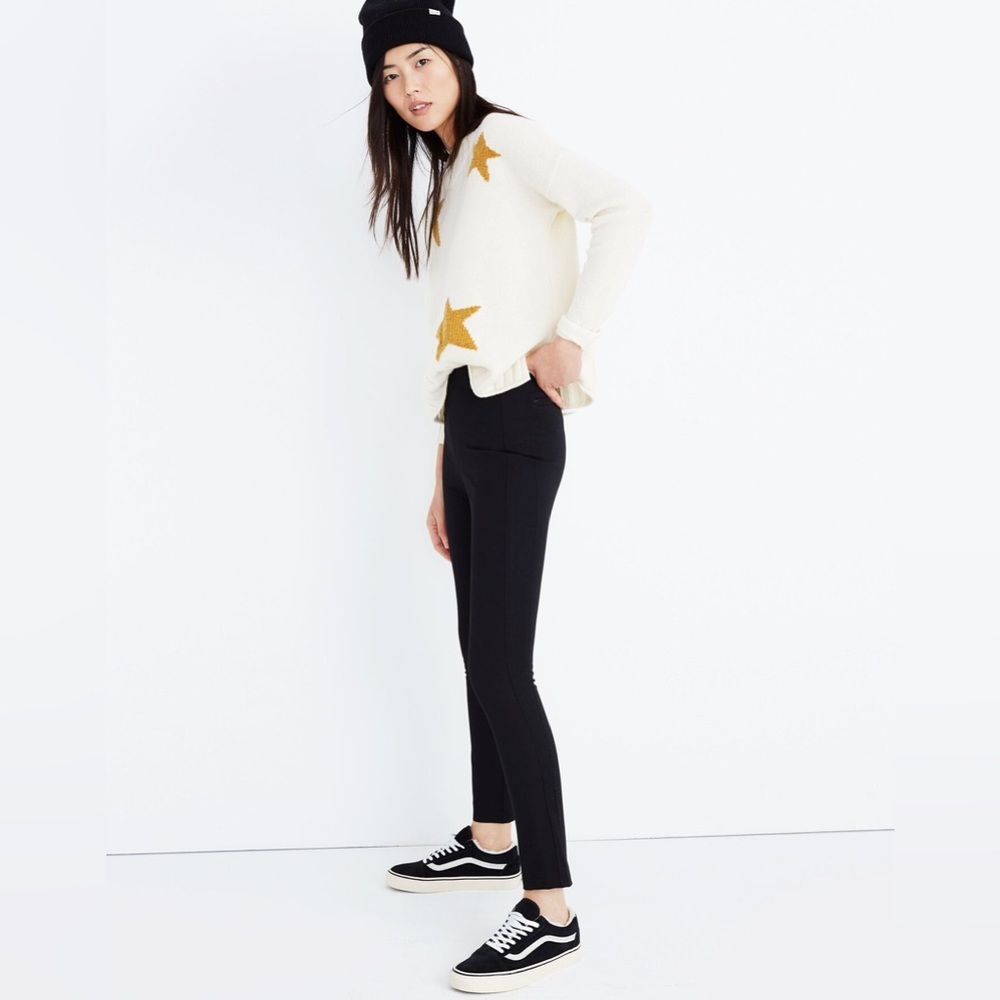 Madewell Women’s Classic Black Fraser Slim Pants